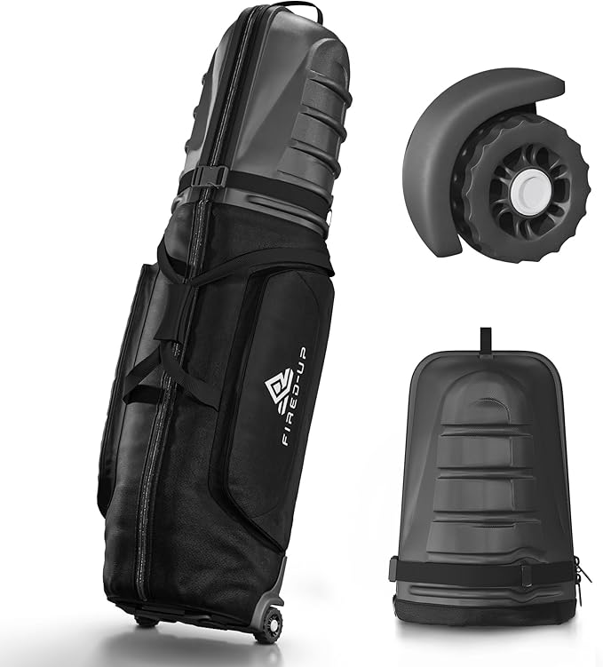 FIRED-UP Hard Top Golf Travel Bag