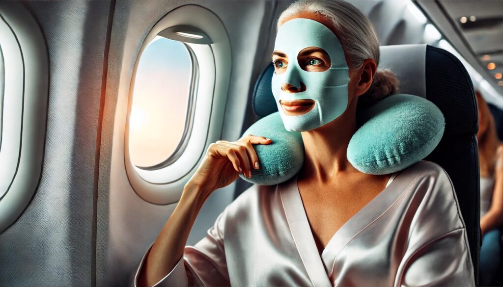 Travel skincare made easy! Try the best hydrating face mask for long haul flights for deep hydration and nourishment.