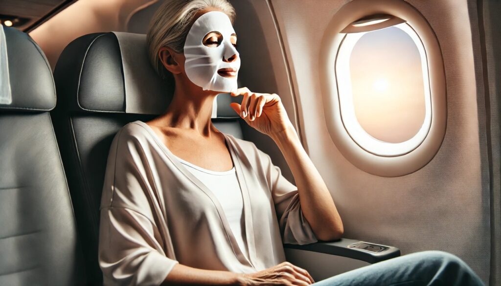 Say goodbye to dry airplane skin! Try the best hydrating face mask for long haul flights and keep your skin moisturized on the go.