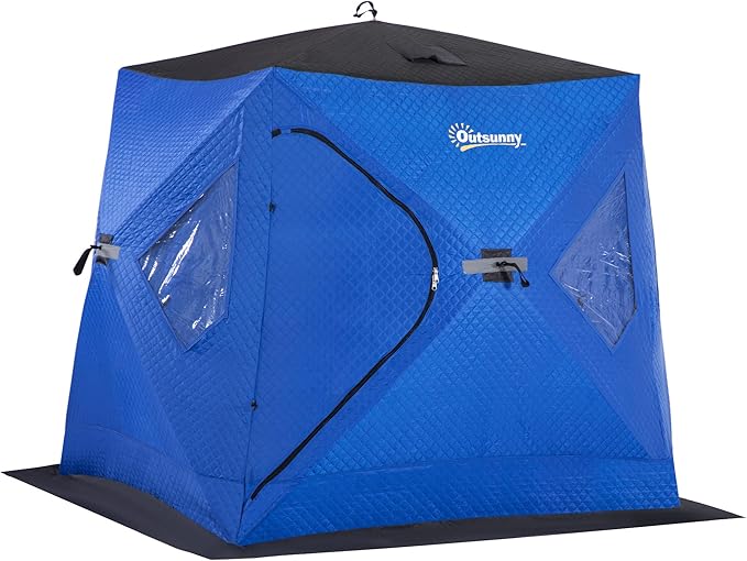 Outsunny 2 Person Insulated Ice Fishing Shelter